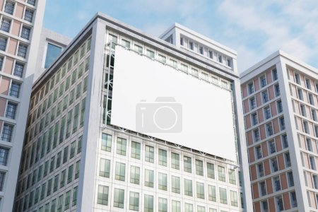 Photo for Building Billboard Mockup for showcasing your design to clients - Royalty Free Image