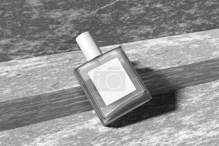 Foto de Industrial Perfume Bottle Mockup for showcasing your design to clients - Imagen libre de derechos