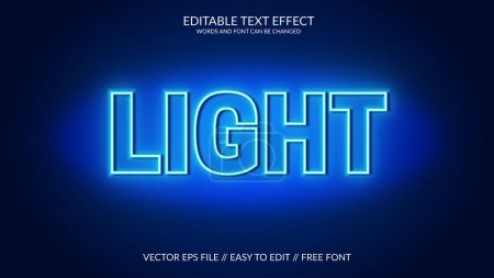 Vector eps personalizar completamente 3d elemento de diseño de ilustración efecto de texto.