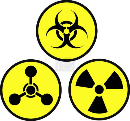 Photo for Biological Hazard Sign, Biohazard Symbol - Royalty Free Image