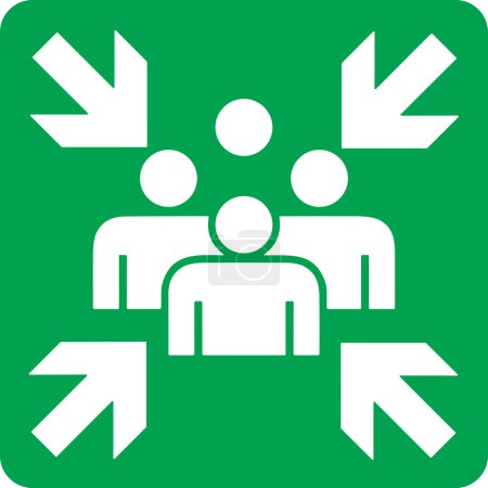 Assemble Area sign | Evacuation assembly point | Emergency Assemble area