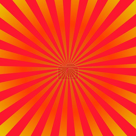 Photo for Red Yellow Pattern Background sunburst, spiritual Template - Royalty Free Image