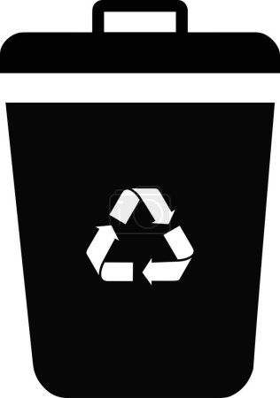 Papelera de polvo Vector de caja contenedores de basura jalá casa jalá reciclar cubos de basura