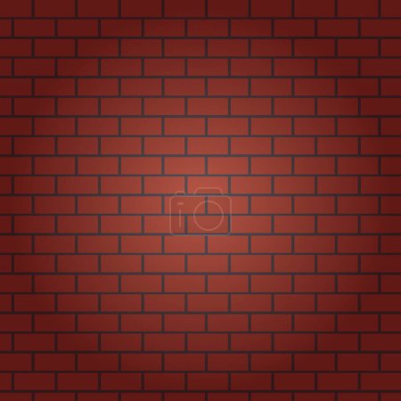Téléchargez les photos : Mur de brique en couleur rouge bloque fond pour la texture de conception, illustration vectorielle - en image libre de droit