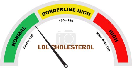 LDL Cholesterol Level, Cholesterol Test, LDL Cholesterol Test, Cholesterol meter icon, Medical Diagnostic Tool