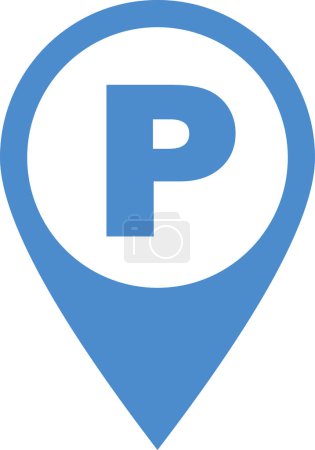Mapa de ubicación Estacionamiento, Pin point Icono de estacionamiento, Mapa Señal de punto, Pin de mapa.