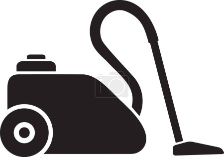 Illustration for Vacuum Cleaner icon vector| Electronic cleaner icon - Royalty Free Image