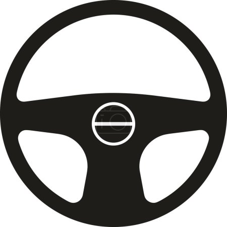 Photo for Vehicle Steering icon vector | Steering wheel | Driving icon - Royalty Free Image