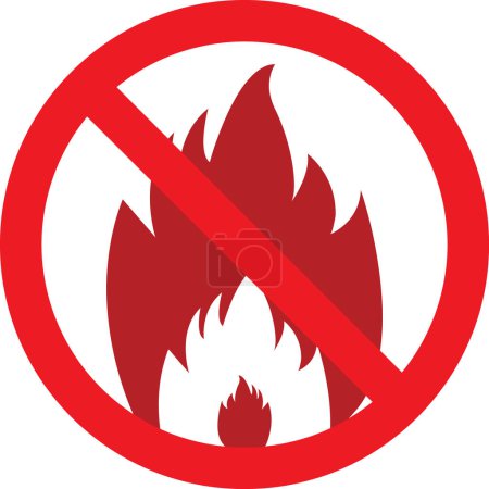 Photo for Fire Resistant color icon, Fire protection, fire shield, Fire Security icon, Fire extinguishing system, Fire Prevent sign - Royalty Free Image