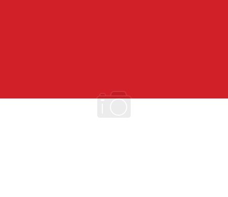 Photo for National Flag of Monaco, Monaco sign, Monaco Flag - Royalty Free Image