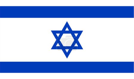 Israel Flag | National Flag of Israel Vector, Israel sign