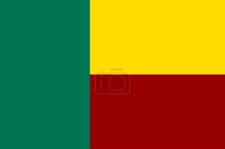 National Flag of Benin, Benin sign, Benin Flag