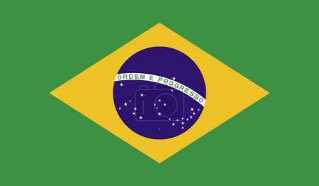 Nationalflagge Brasiliens | Hintergrundbild, Brasilien-Zeichen