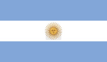 Nationalflagge Argentiniens | Hintergrundfahne, Argentinien unterschreiben
