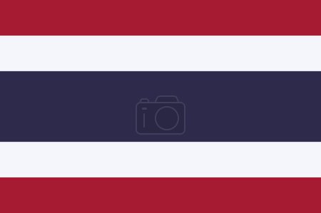 Photo for National Flag of Thailand, Thailand Flag, Thailand sign - Royalty Free Image