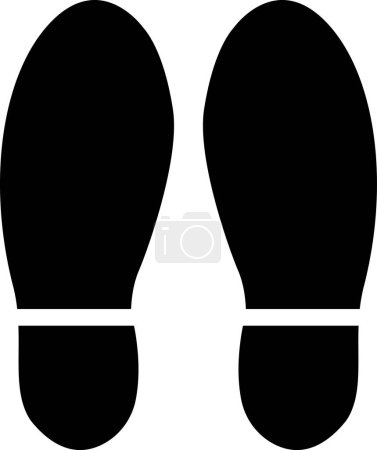 Footprints icon, shoes Footprints symbol, Human footprints icon, footprints silhouette track, Shoe prints