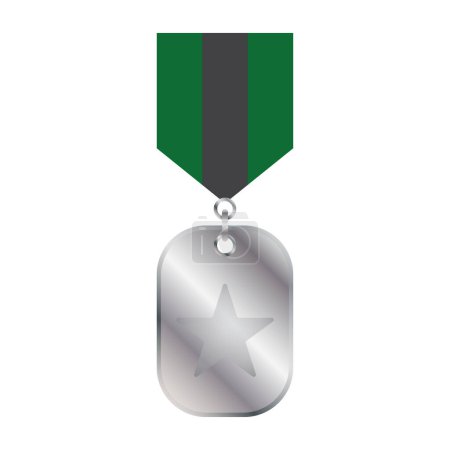 conception vectorielle d'un badge de l'armée