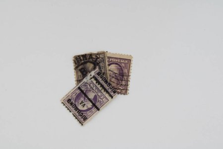 George Washington lila, 3-Cent-Marken aus dem 19. Jahrhundert