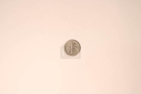 Foto de Moneda de Plata Mercury Dime Diez Centavos - Imagen libre de derechos