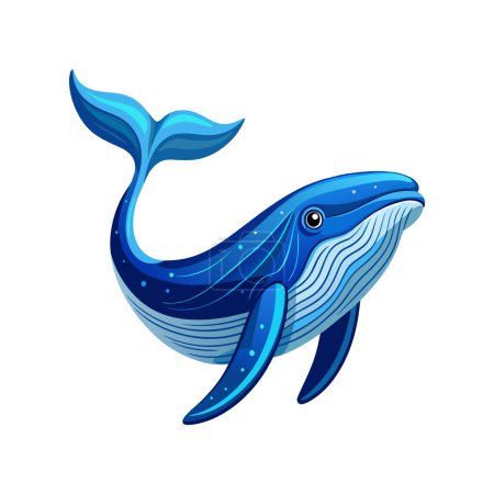 Different types of sea animals. Ocean animals vector illustration