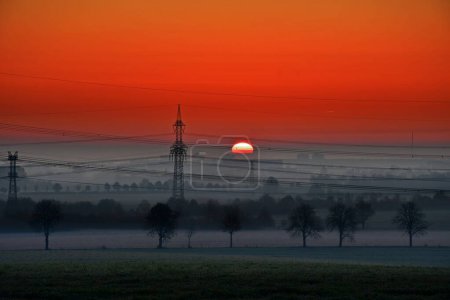 Sonnenaufgang in Sachsen-Anhalt