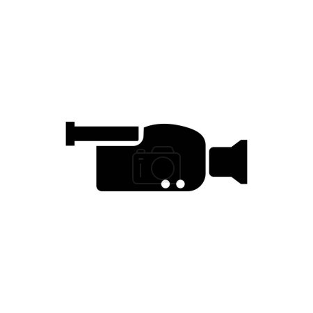 Film and camera  icon logo, vector design illustration 