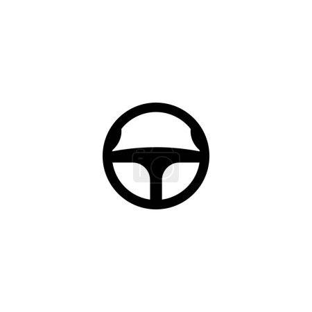 Lenkungssymbol-Logo, Vektordesign-Illustration 