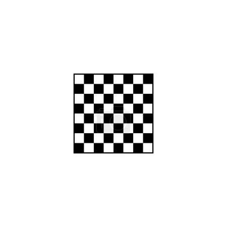 Vektor-Schachspiel für Logo-Design. Bauer, Türm, Ritter, Bischof, König und Königin Illustrationsdesign 
