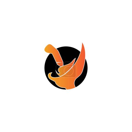 keris logo icon vector design template
