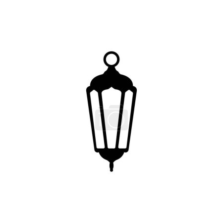Illustration for Fanoos Lantern background islam   logo simple vector icon illustration design - Royalty Free Image