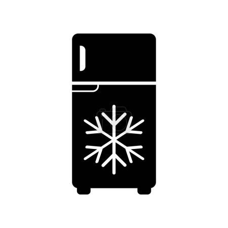 Ilustración de Icono del refrigerador, logotipo aislado sobre fondo blanco - Imagen libre de derechos