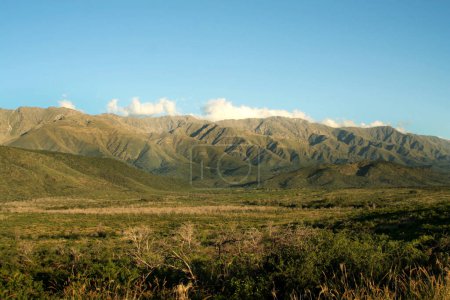 Paysage des Sierras de Crdoba, Argentine. Amérique latine. Vallée de Punilla. Paysage de montagnes et vallées verdoyantes. Cordoue.
