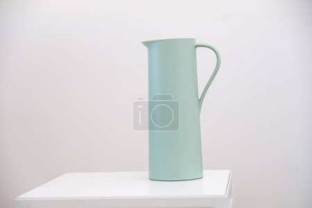 arabic modern coffee pot on isolated white background