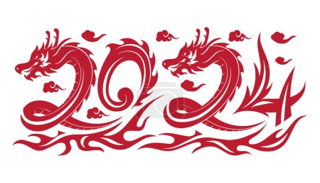 Photo for Chinese 2024, Dragon 2024, Lunar New Year - Royalty Free Image