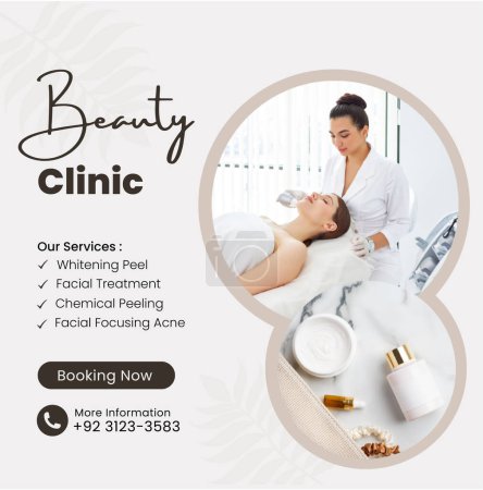 Photo for Beige Minimalist Beauty Clinic Instagram Post - Royalty Free Image