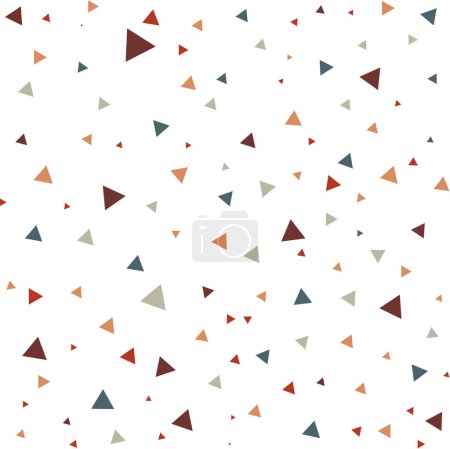 Photo for Colorful Triangles Decoration Pattern Background - Royalty Free Image