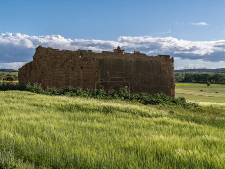 Ruins of a dovecote in depopulated inland Spain in Zamora, Castilla y Leon