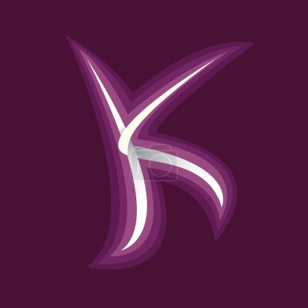 Foto de K logo Diseño premium vector ilustración - Imagen libre de derechos