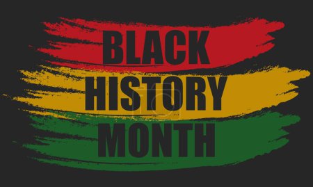 Black History Month Background Design. 