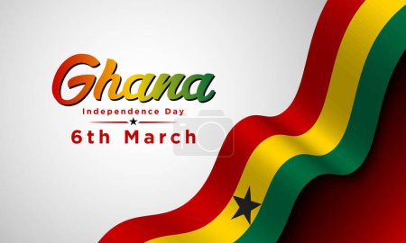 Ghana Independence Day Background Design.