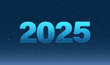 Happy New Year 2025 Background Design.
