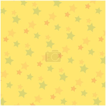Stylish and colorful pattern studded with stars