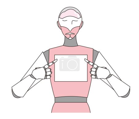 Ilustración de Inteligencia artificial que apoya varios negocios y estilos de vida - Imagen libre de derechos