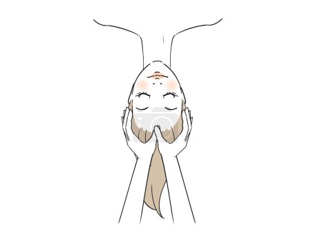 Illustration for Authentic massage techniques for professionals - Royalty Free Image