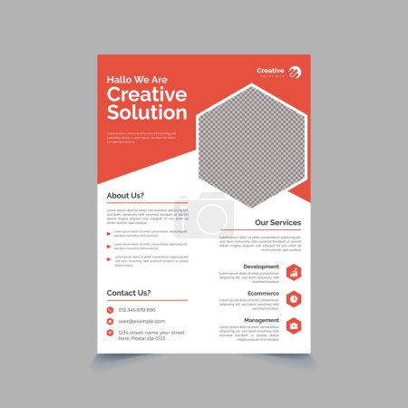 Modern Creative Marketing Agency Flyer Template