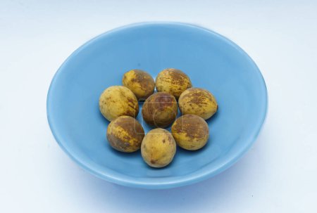 Lansium parasiticum or duku fruits, is a type of fruit that belongs to the Meliaceae tribe. This tropical fruits comes from western Southeast Asia.