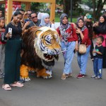 Jakarta, Indonesia. April 21, 2024. Folk art called 
