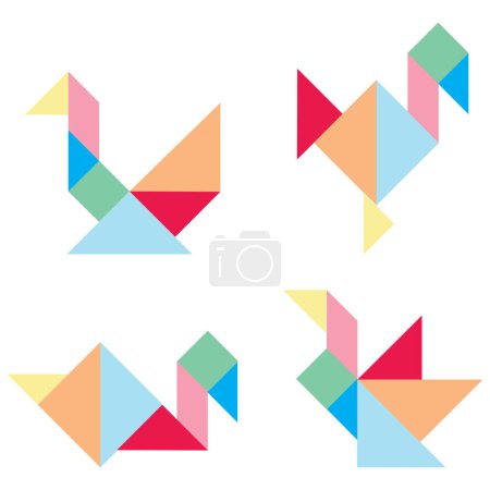 Triomphe du tangramme Maîtriser l'art de la géométrie du puzzle