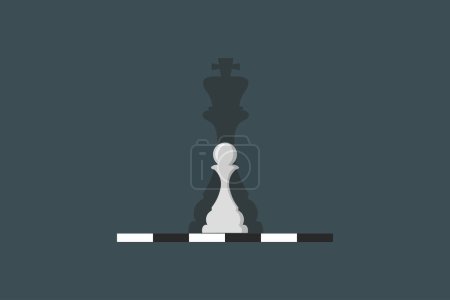 Illustration for Vector illustration of chess with shadow - Royalty Free Image