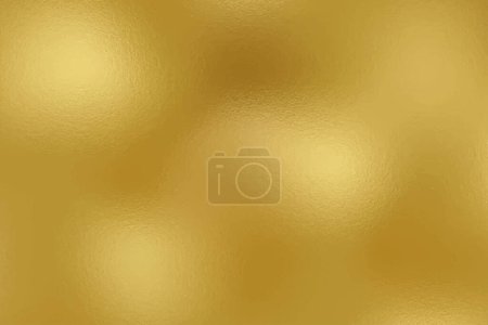 Ilustración de Gradiente de oro con efecto de lámina en el vector de fondo, papel pintado, impresión, etc. - Imagen libre de derechos